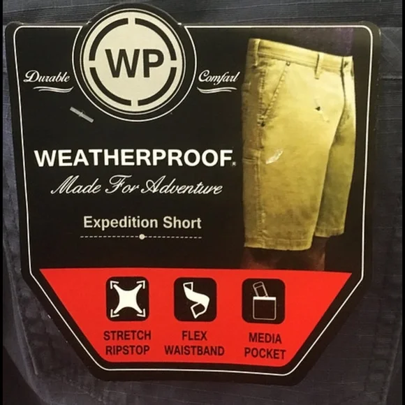 🌟 Men’s Weatherproof Ripstop Expedition Shorts with Pockets - Picture 6 of 7